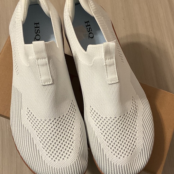 Women's White HSQ Slip-On Shoes - Picture 3 of 5